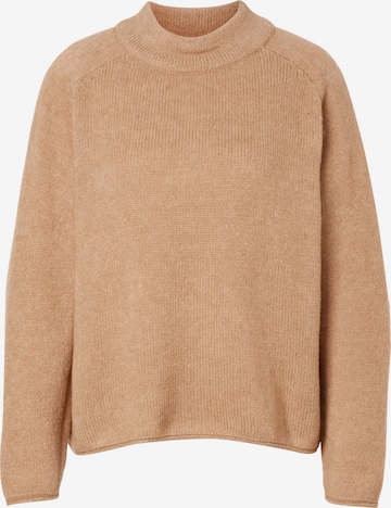 Pullover di monari in marrone: frontale