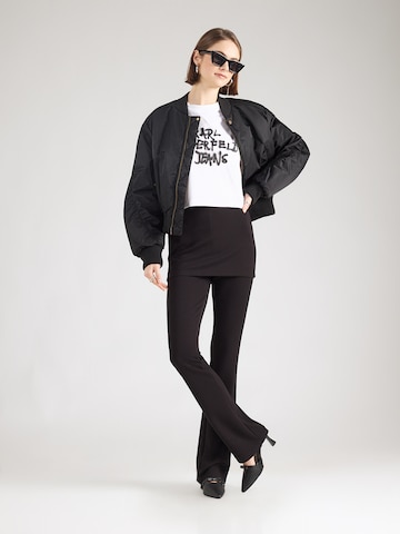 Tricou de la KARL LAGERFELD JEANS pe alb