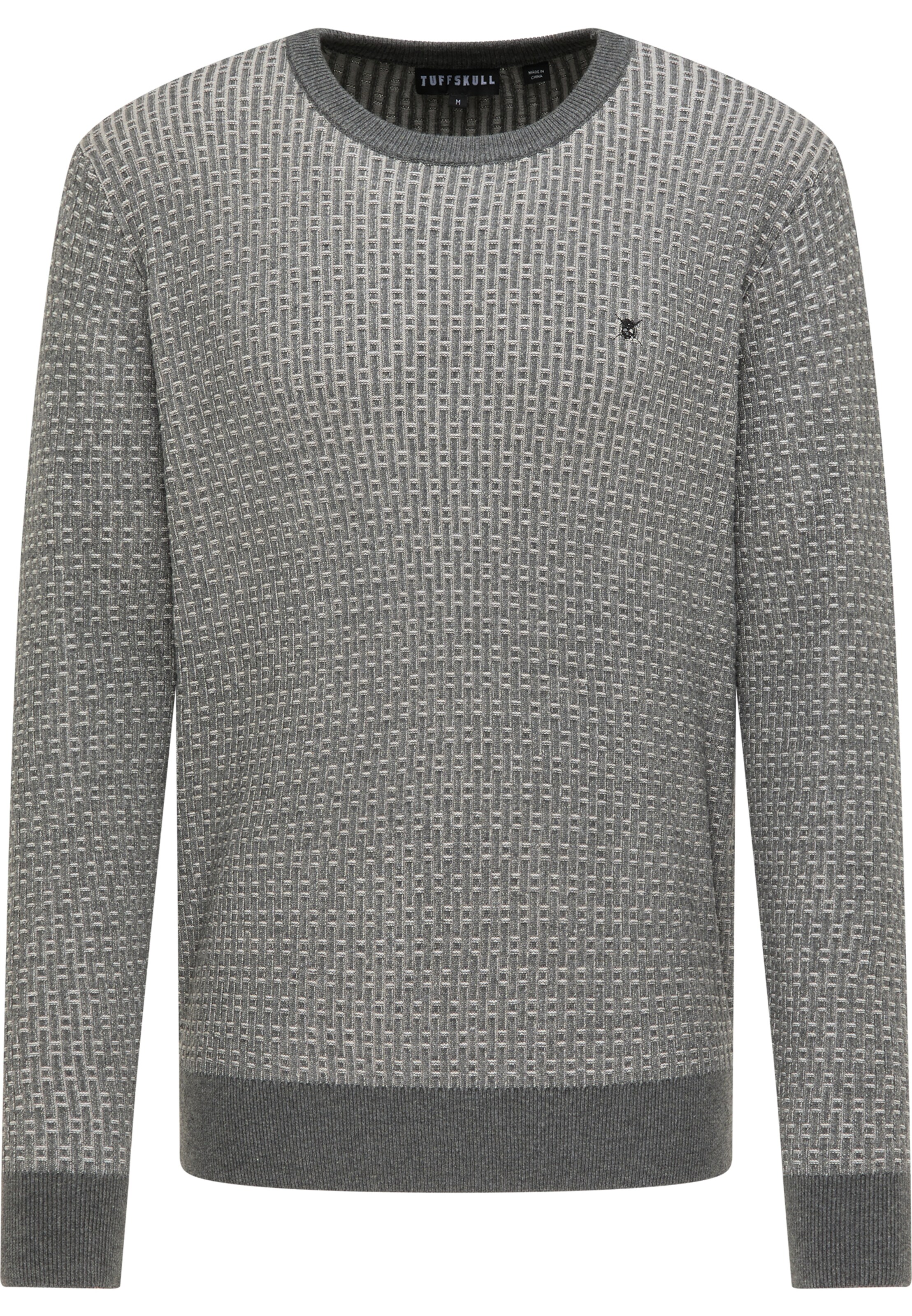 Pullover di TUFFSKULL in grigio: frontale