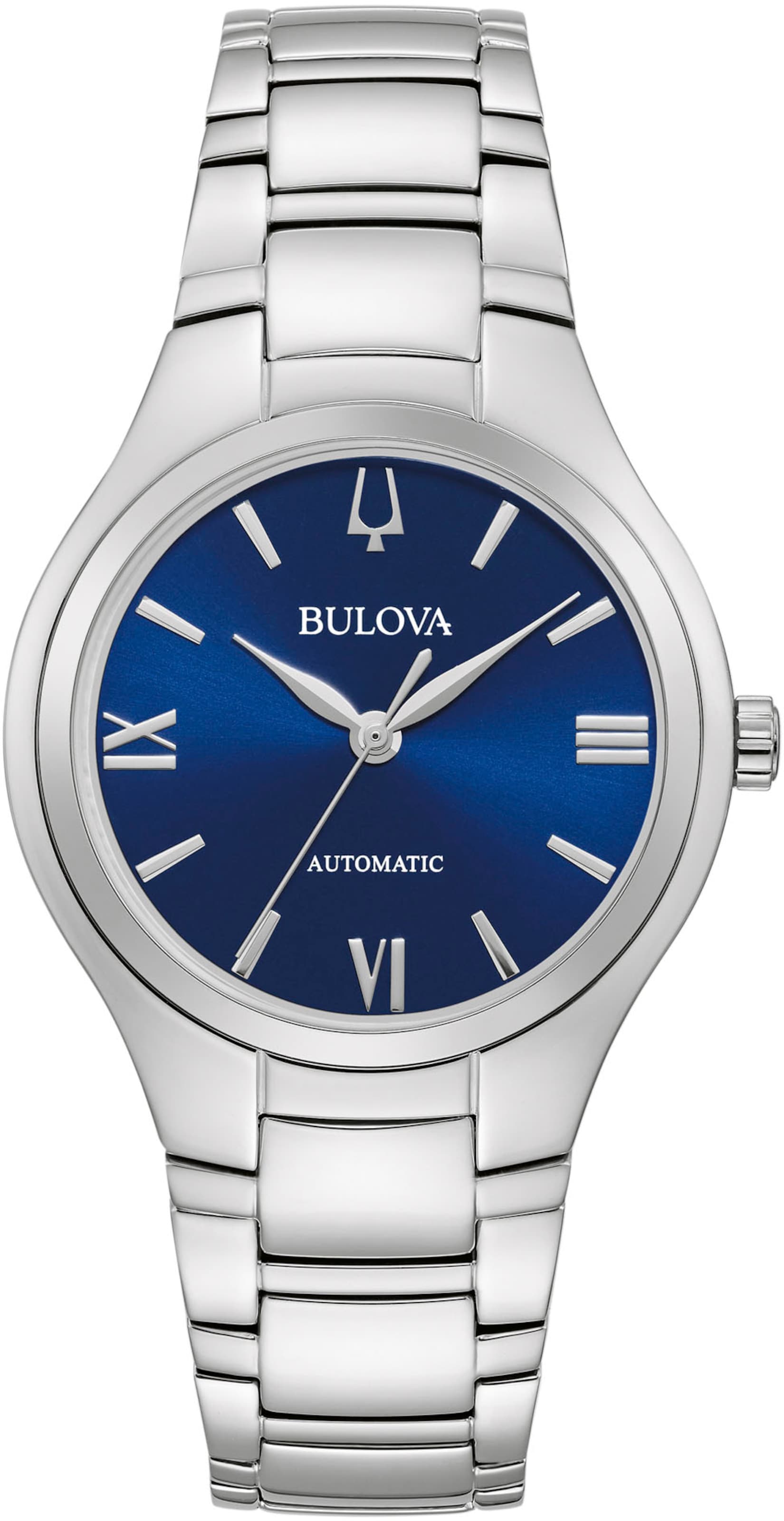 Bulova Analog Watch in Silver: front