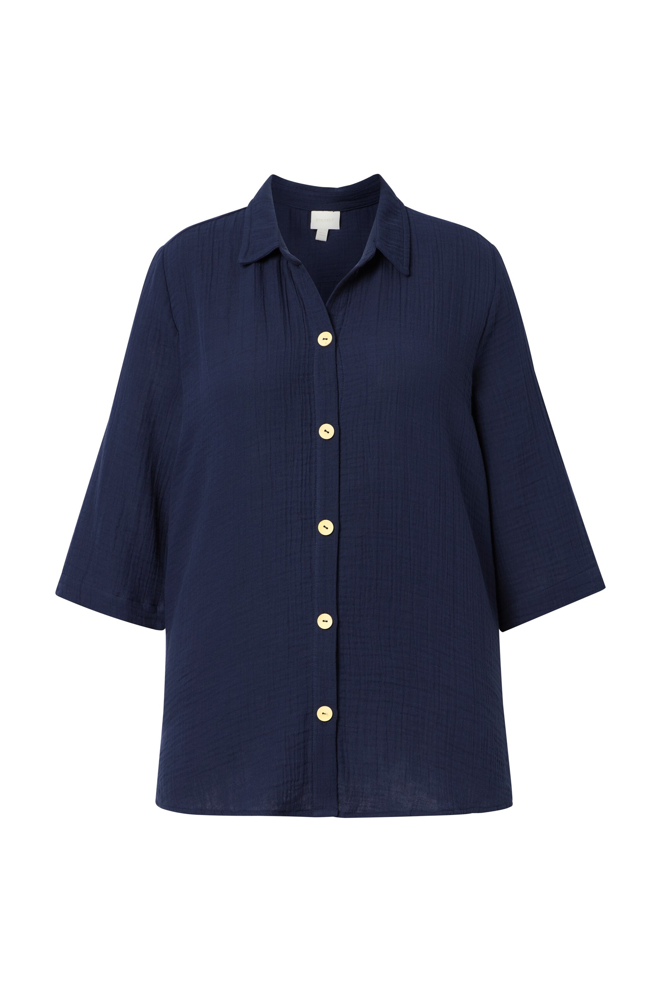 Ulla Popken Bluse in Blau: Vorderseite