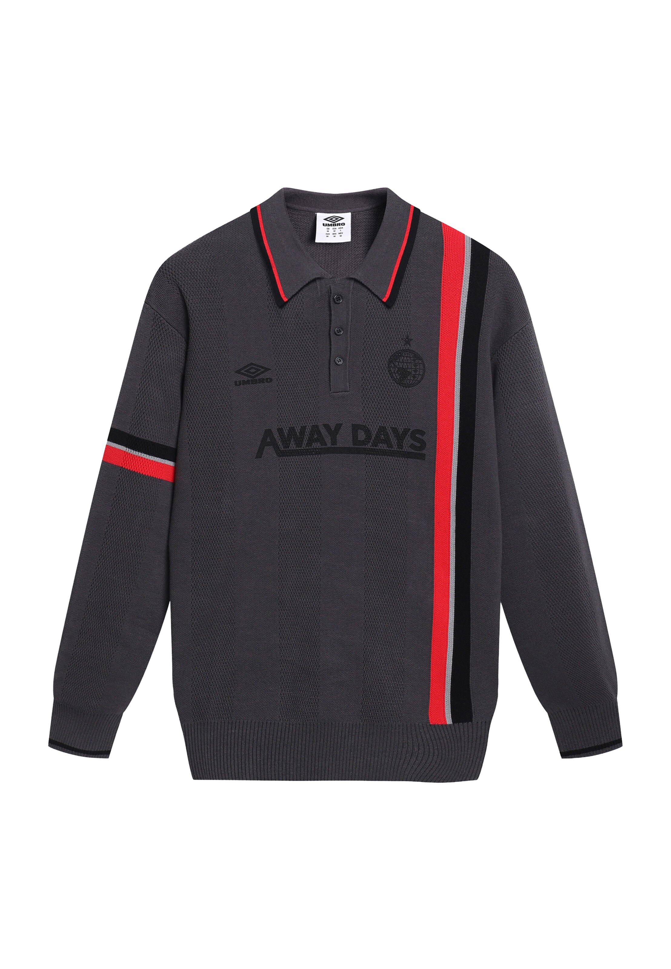 Pullover sportivo di UMBRO in grigio: frontale