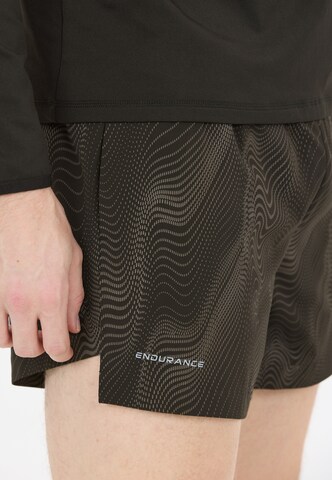 ENDURANCE Regular Sportbroek 'Malakas' in Zwart