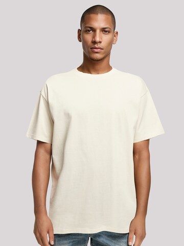 T-Shirt 'Escape Discover the World Asian Town' F4NT4STIC en beige : devant