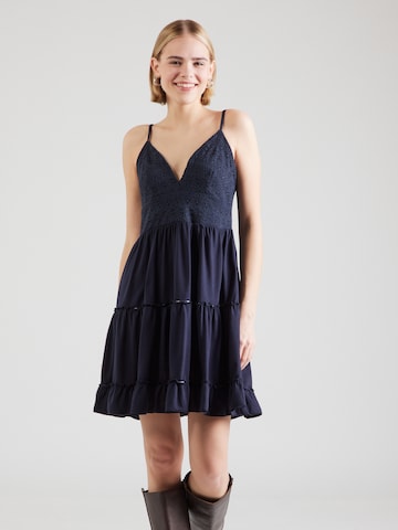 VILA Dress in Blue: front