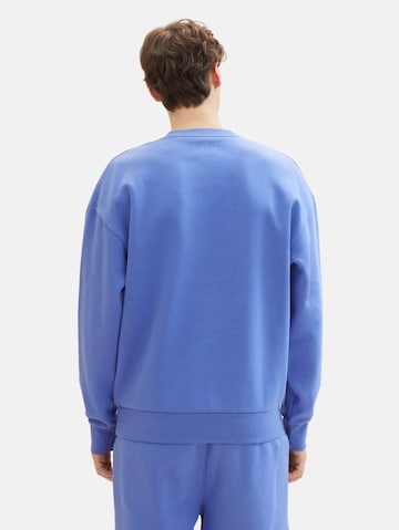 TOM TAILOR DENIM Sweatshirt in Blau