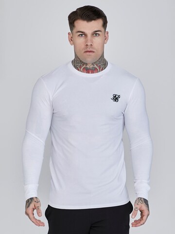 Maglietta di SikSilk in bianco: frontale