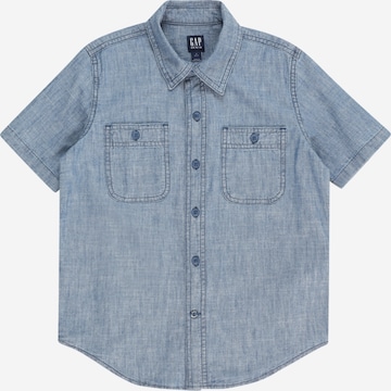 GAP Regular fit Button Up Shirt 'CHAM' in Blue: front