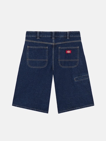 DICKIES Loosefit Byxa 'DICKIES 957 13 INCH DENIM SHORT BERMUDA' i blå