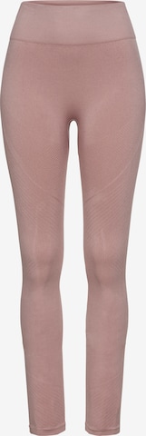 LASCANA Skinny Leggings in Pink: front