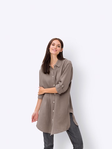 Camicia da donna di heine in grigio: frontale