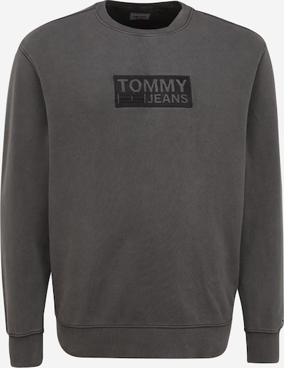 Tommy Jeans Plus Sweatshirt in schwarz / schwarzmeliert, Produktansicht