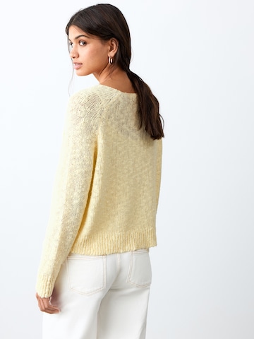 Pullover 'Rustic2' di MANGO TEEN in giallo