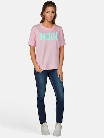 salzhaut Shirt ' LEEV-MOIN ' in Roze