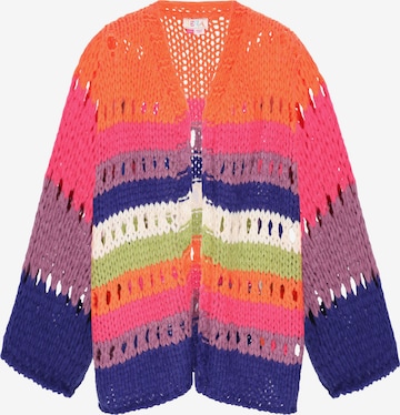 IZIA - Cárdigan 'Boho' en naranja: frente