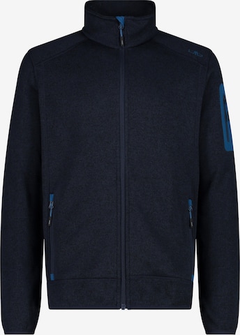 CMP Regular fit Athletic Fleece Jacket in Blue: front