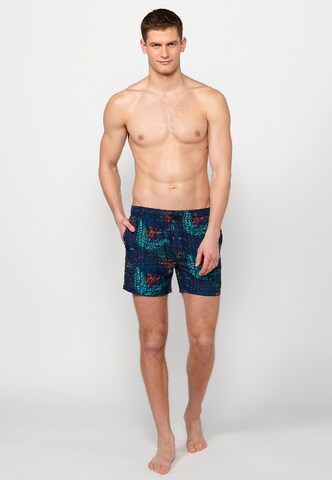 KOROSHI Badeshorts in Blau