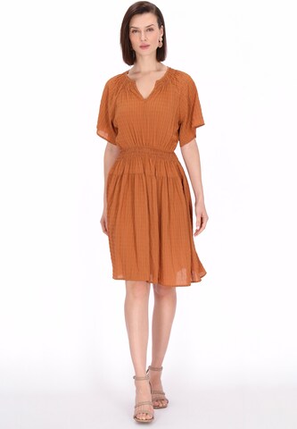 Usha Dress in Beige