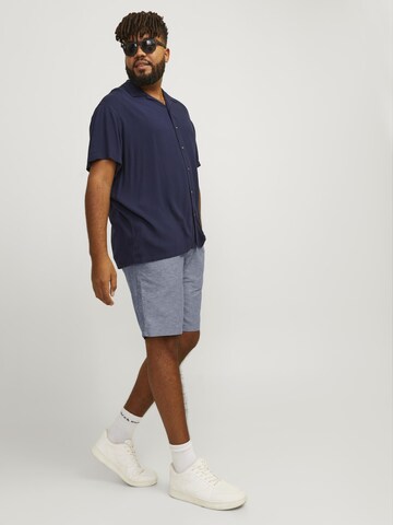 Jack & Jones Plus Regular Chinohose in Blau