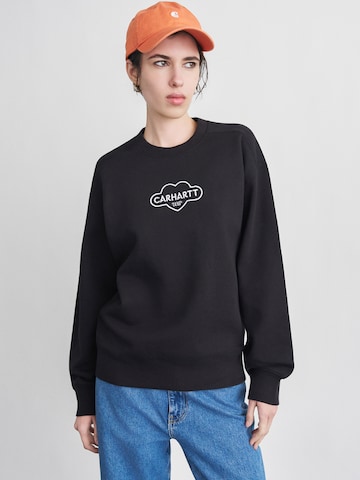 Carhartt WIP Sweatshirt in Black: front