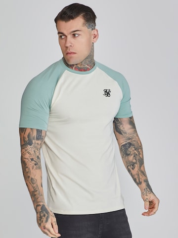 Maglietta di SikSilk in beige: frontale