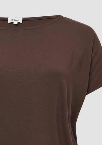 s.Oliver T-Shirt in Braun
