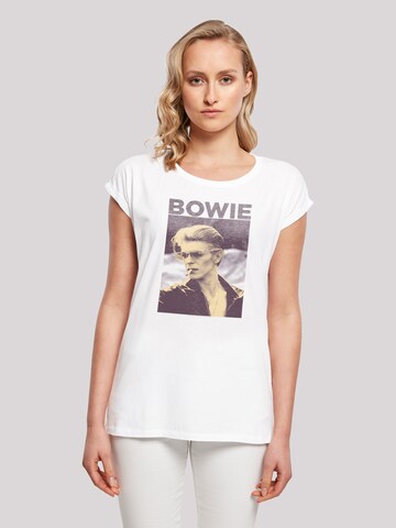 F4NT4STIC Shirt 'David Bowie' in Weiß: predná strana