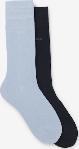 BOSS Socks in Blue: front