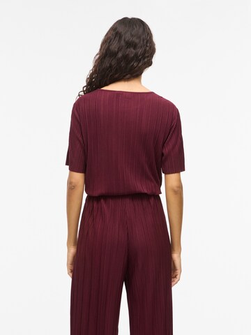 Chemisier 'VIPLISA' VILA en rouge