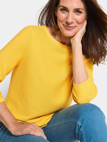 Pull-over Goldner en jaune