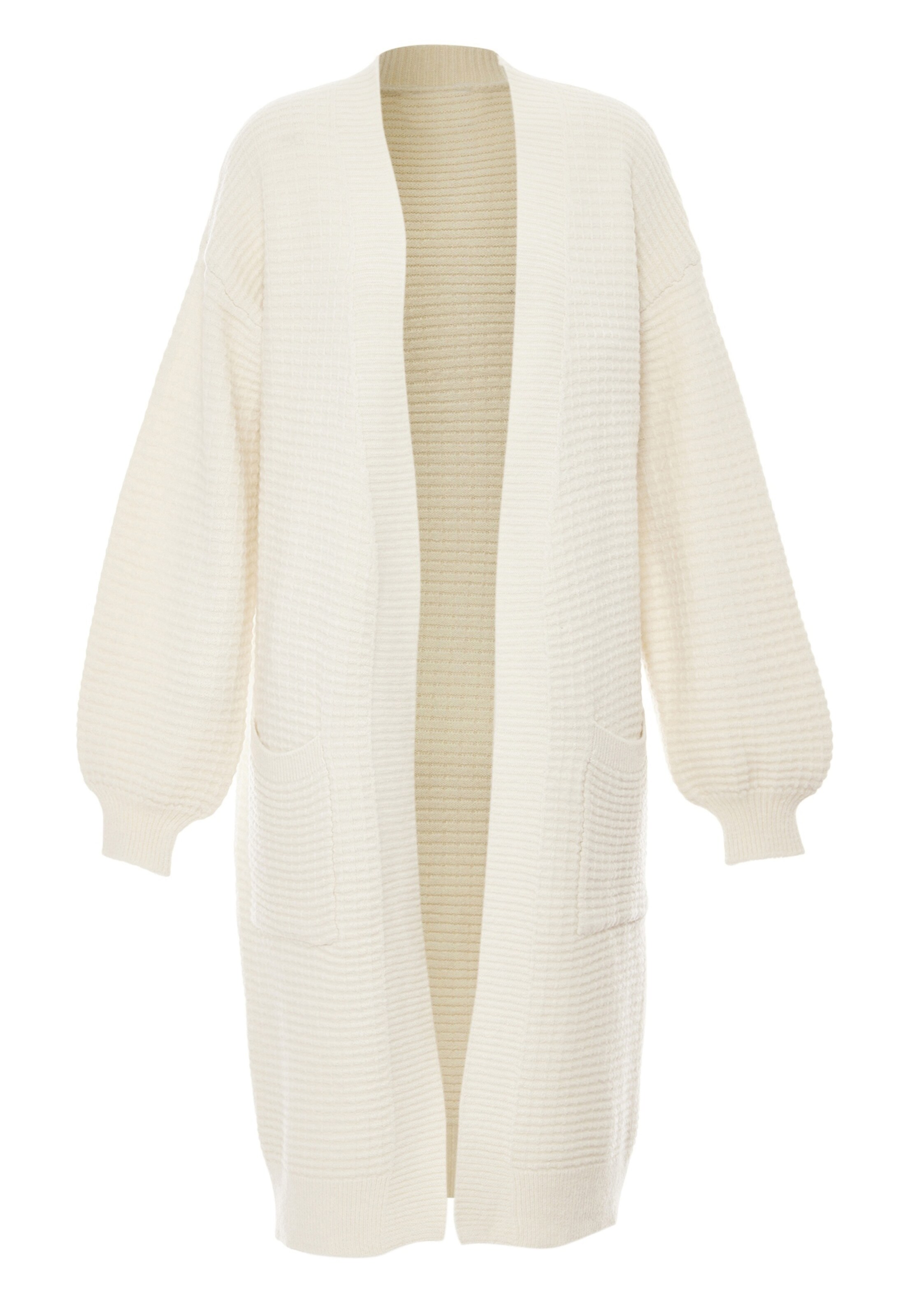 Tanuna - Casaco de malha em branco: frente