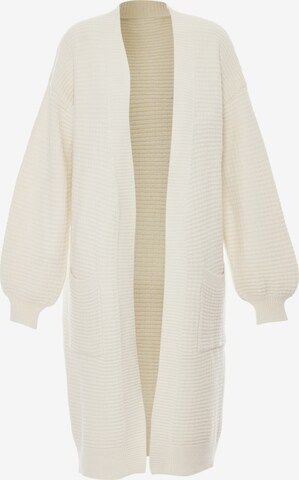 Cardigan Tanuna en blanc : devant