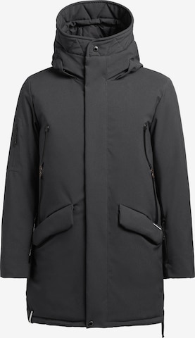 Manteau d’hiver 'Carl2' khujo en gris : devant