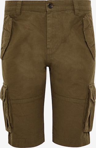 Pantalon cargo 'Lugo' Threadbare en vert : devant