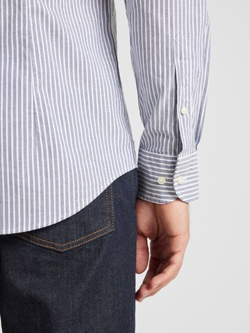 TOMMY HILFIGER Slim Fit Hemd in Blau