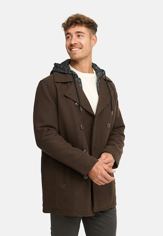 Manteau mi-saison 'Cliff' INDICODE JEANS en marron