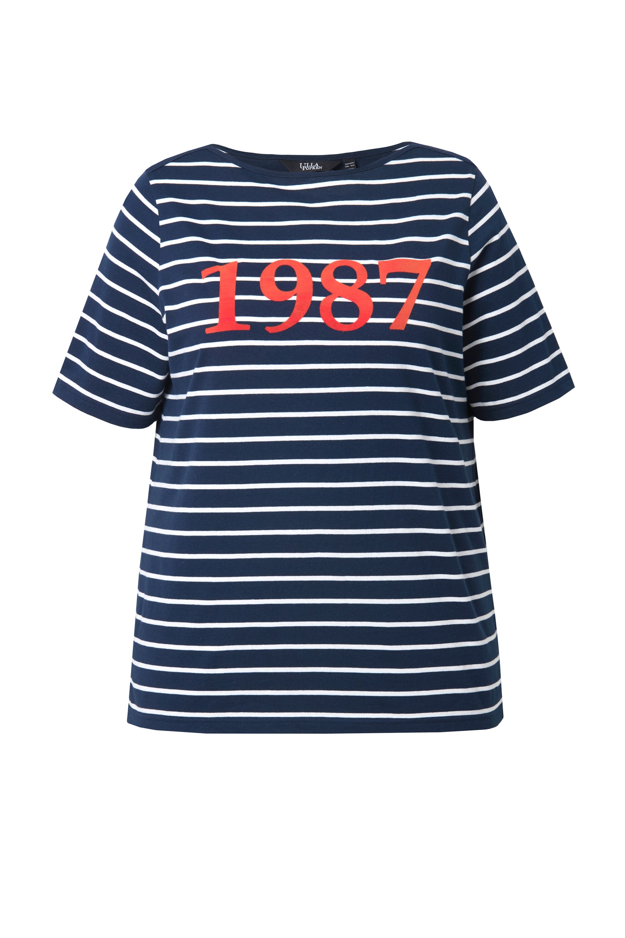 Tricou de la Ulla Popken pe albastru: față