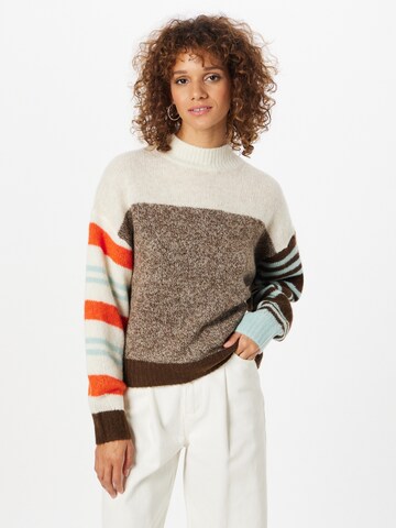 Marc O'Polo Sweater in Brown: front