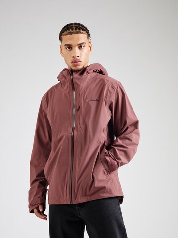 Veste outdoor 'Ampli-Dry' COLUMBIA en rouge : devant