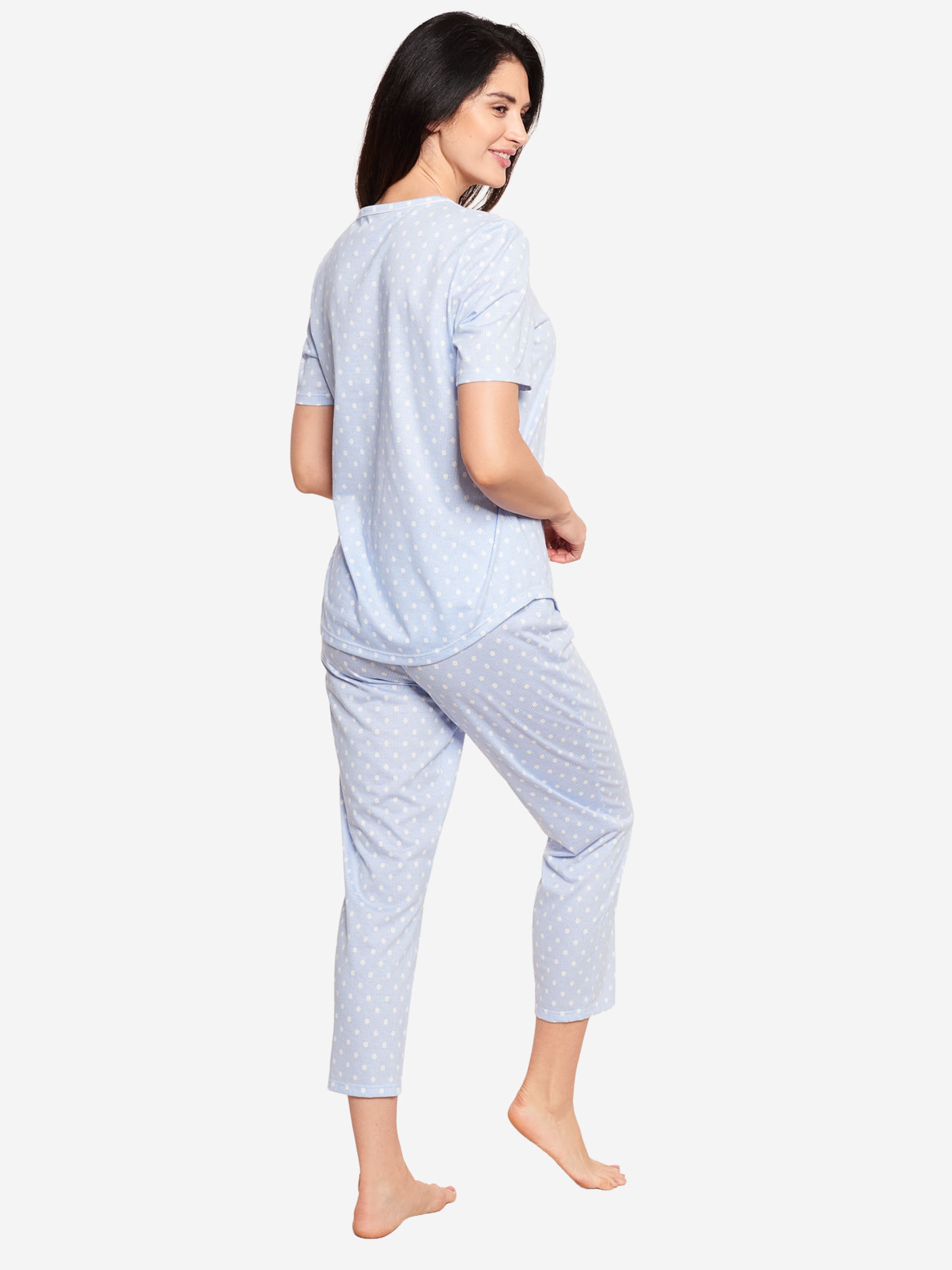 Rösch Pajama ' Mustermix ' in Blue