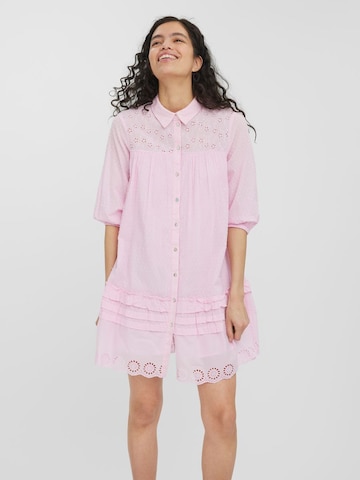 VERO MODA Jurk in Roze: voorkant