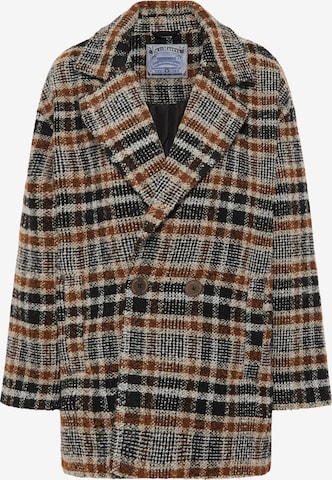 DreiMaster Vintage Between-seasons coat in Brown: front