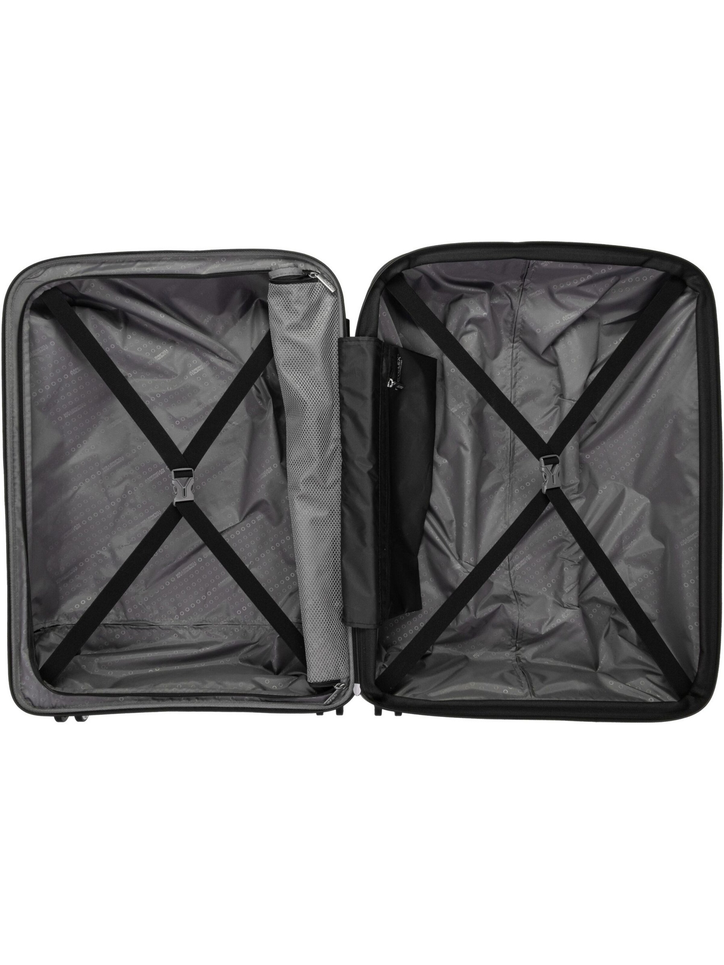 American Tourister Trolley 'Starvibe Spinner 67 EXP' in Zwart