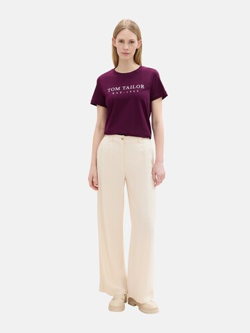 TOM TAILOR T-Shirt in Lila