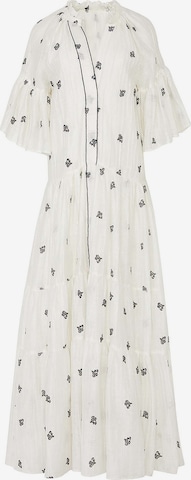 NOCTURNE Shirt dress 'Aurora' in White: front