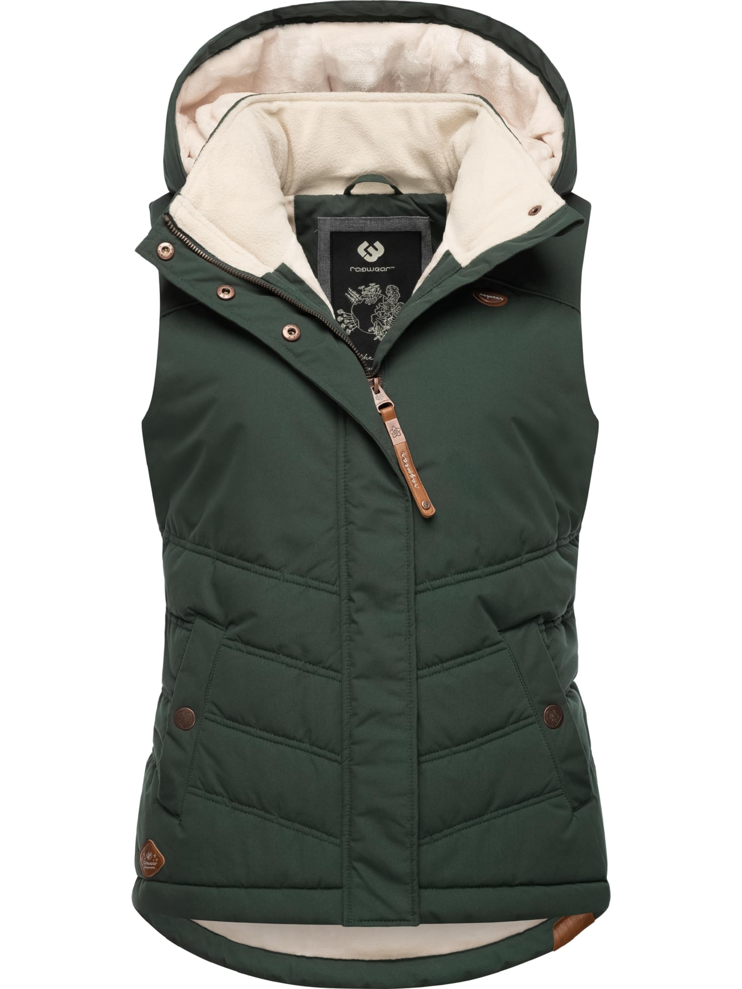 Ragwear Bodywarmer &#x27;Hesty&#x27; in Groen: voorkant