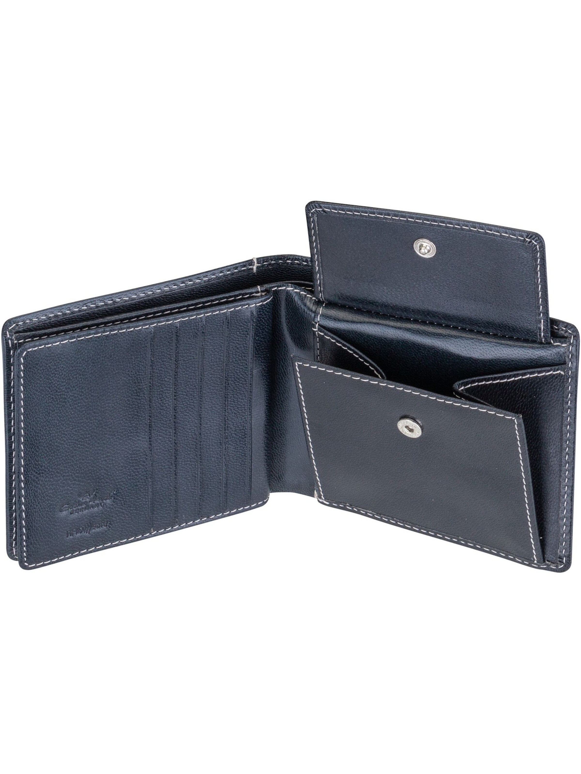 GOLDEN HEAD Wallet 'Bari' in Blue