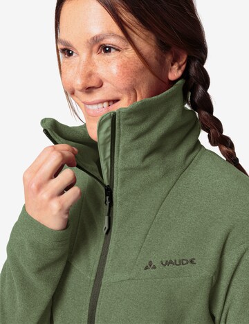 VAUDE Athletic Fleece Jacket 'Yaras' in Green
