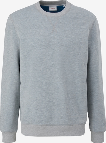 s.Oliver Sweatshirt in Grau: predná strana