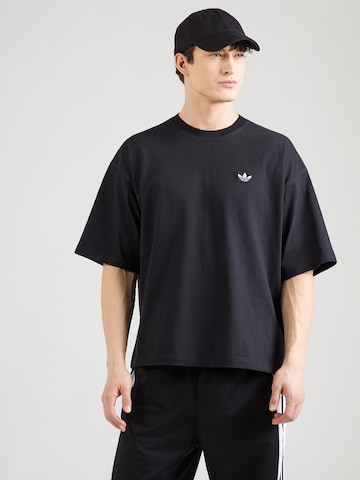 juoda ADIDAS ORIGINALS Marškinėliai 'AIRBRUSH'